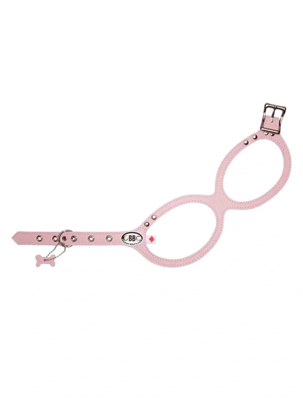 BUDDY BELT Harness Pebble Grain Pink - Premium Edition Sz 4